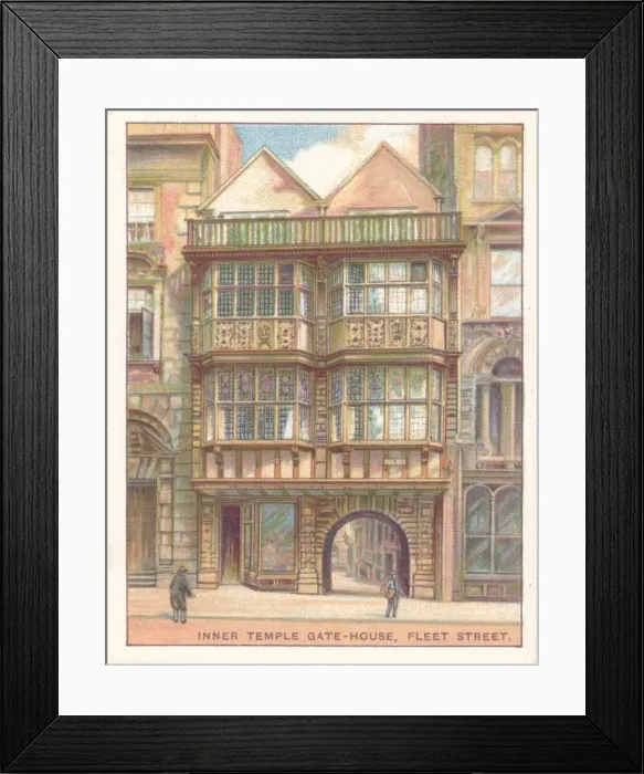 Framed Print : Inner Temple Gate-House, Fleet Street, 1929 Framed Print : Inner Temple Gate-House, Fleet Street, 1929