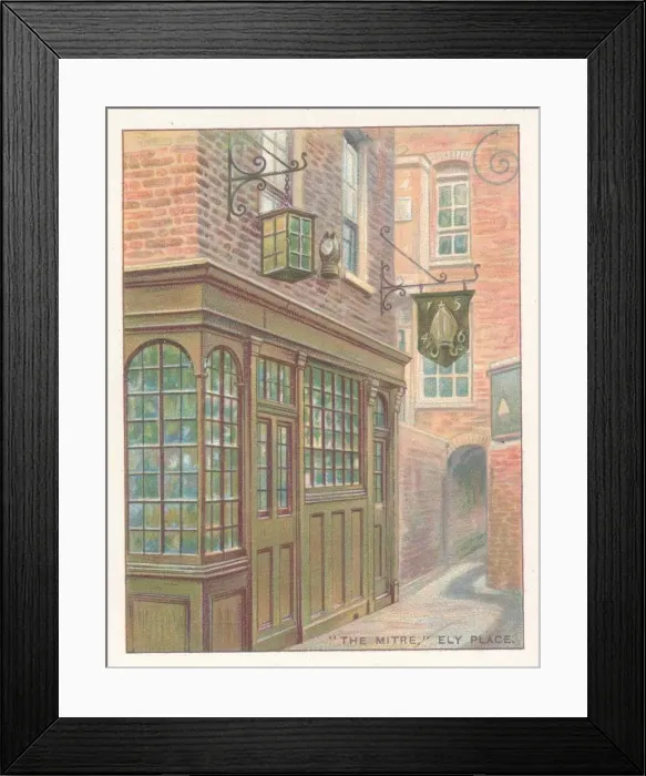 Framed Print : The Mitre, Ely Place, 1929 Framed Print : The Mitre, Ely Place, 1929
