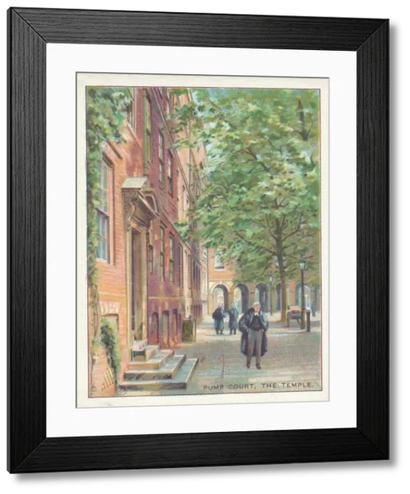 Framed Print : Pump Court, The Temple, 1929 Framed Print : Pump Court, The Temple, 1929