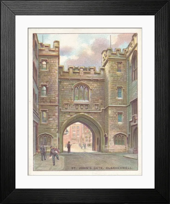 Framed Print : St. Johns Gate, Clerkenwell, 1929 Framed Print : St. Johns Gate, Clerkenwell, 1929