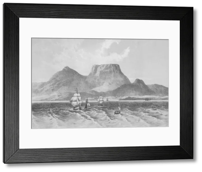Framed Print : Table Mountan - Cape of Good Hope, c1880 Framed Print : Table Mountan - Cape of Good Hope, c1880