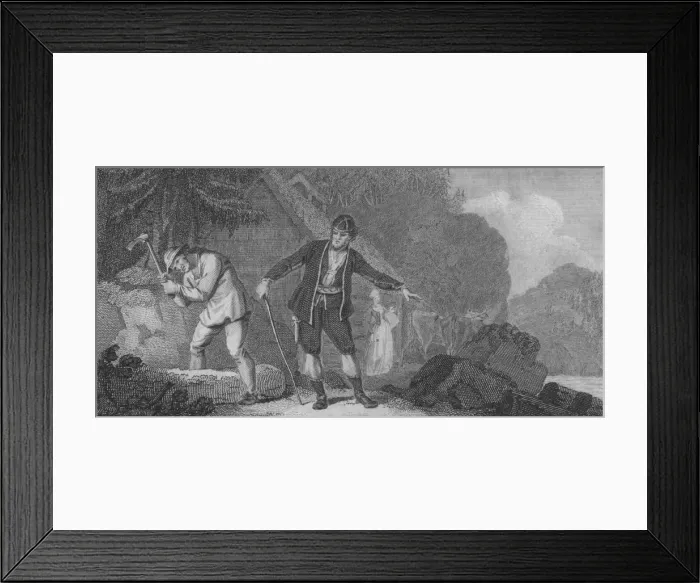 Framed Print : Norwegians, 1788. Artist: J Thornthwaite Framed Print : Norwegians, 1788. Artist: J Thornthwaite