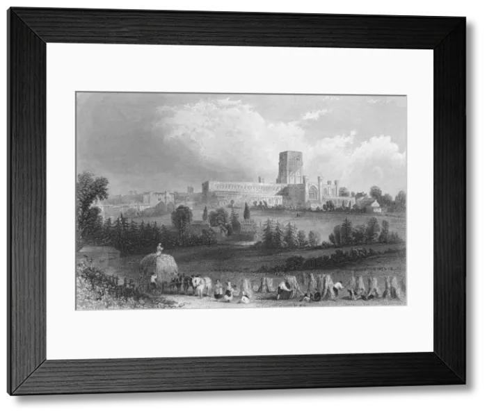 Framed Print : St. Albans Abbey, 1859. Artist: Henry Adlard Framed Print : St. Albans Abbey, 1859. Artist: Henry Adlard