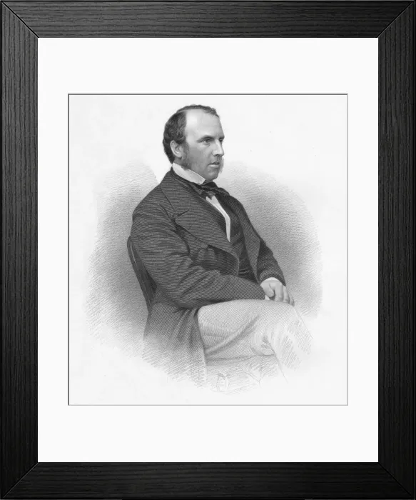 Framed Print : Right Hon. Viscount Canning, 1859. Artist: William Roffe Framed Print : Right Hon. Viscount Canning, 1859. Artist: William Roffe