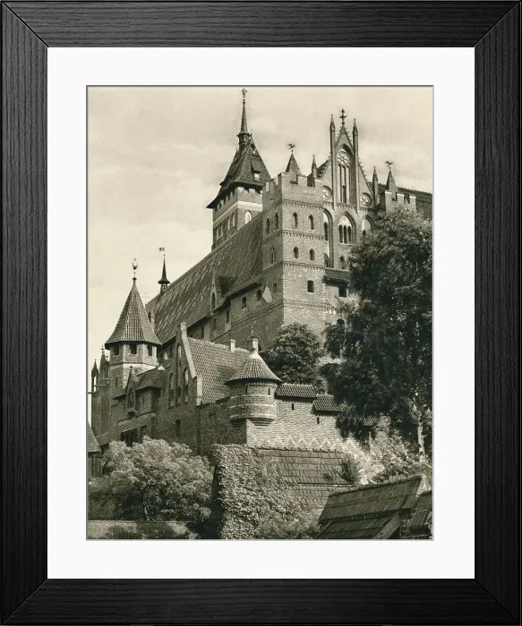 Framed Print : Marienburg. Hochschloss, 1931. Artist: Kurt Hielscher Framed Print : Marienburg. Hochschloss, 1931. Artist: Kurt Hielscher
