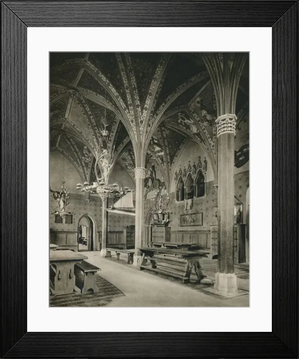 Framed Print : Marienburg. Konventstube, 1931. Artist: Kurt Hielscher Framed Print : Marienburg. Konventstube, 1931. Artist: Kurt Hielscher
