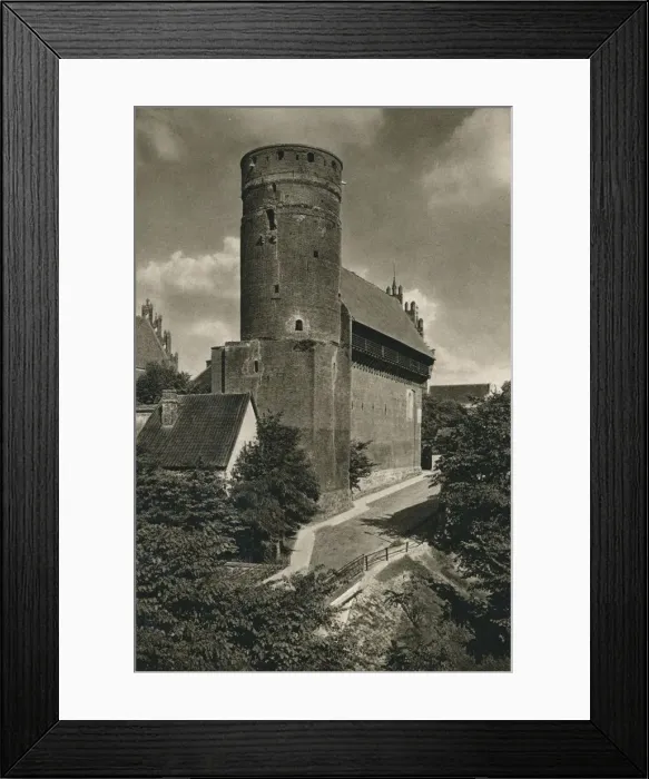 Framed Print : Allenstein (Ostpreussen) - Odrdensschloss, 1931. Artist: Kurt Hielscher Framed Print : Allenstein (Ostpreussen) - Odrdensschloss, 1931. Artist: Kurt Hielscher