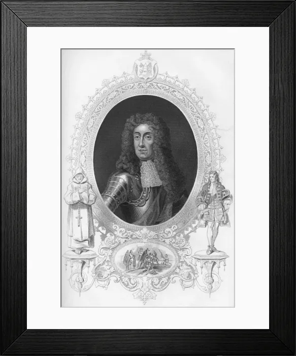 Framed Print : James II, 1859