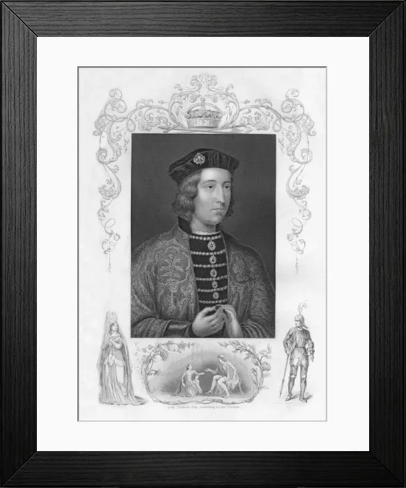 Framed Print : Edward IV, 1859. Artist: George Vertue Framed Print : Edward IV, 1859. Artist: George Vertue