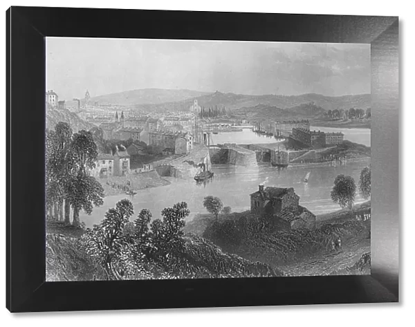 Bristol (from Rownham Ferry), 1859. Artist: Samuel Bradshaw