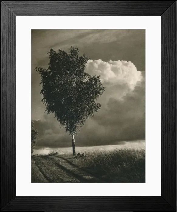 Framed Print : Masuren - Brewing thunderstorm, 1931. Artist: Kurt Hielscher Framed Print : Masuren - Brewing thunderstorm, 1931. Artist: Kurt Hielscher