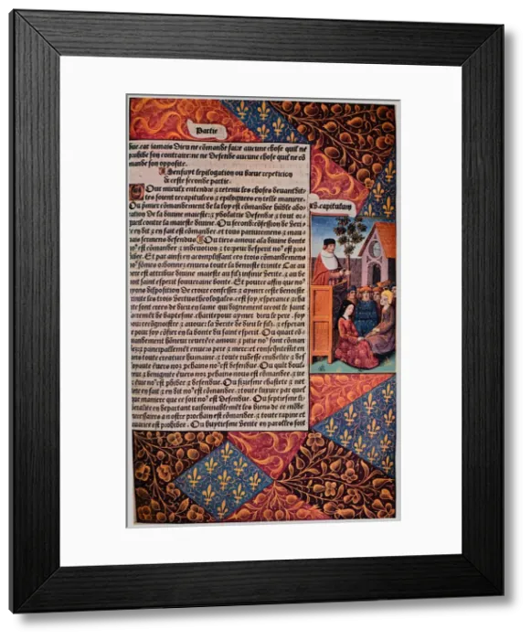 Framed Print : L Ordinaire des Crestiens, 1494 (1947) Framed Print : L Ordinaire des Crestiens, 1494 (1947)
