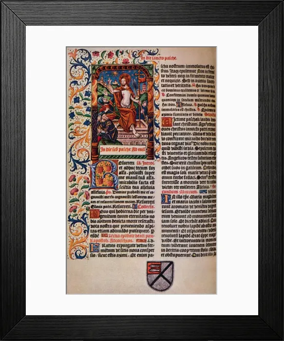 Framed Print : Rennes Missal, 1492 (1947) Framed Print : Rennes Missal, 1492 (1947)