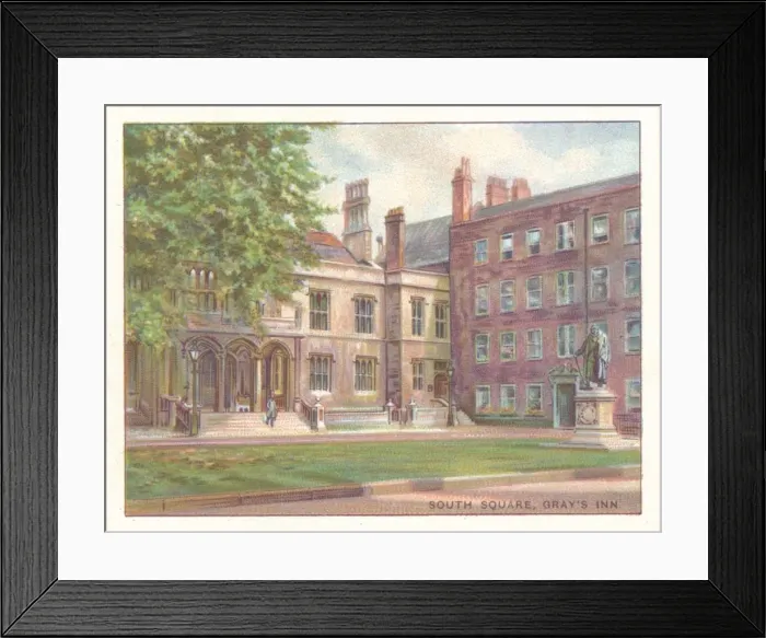 Framed Print : South Square, Grays Inn, 1929 Framed Print : South Square, Grays Inn, 1929