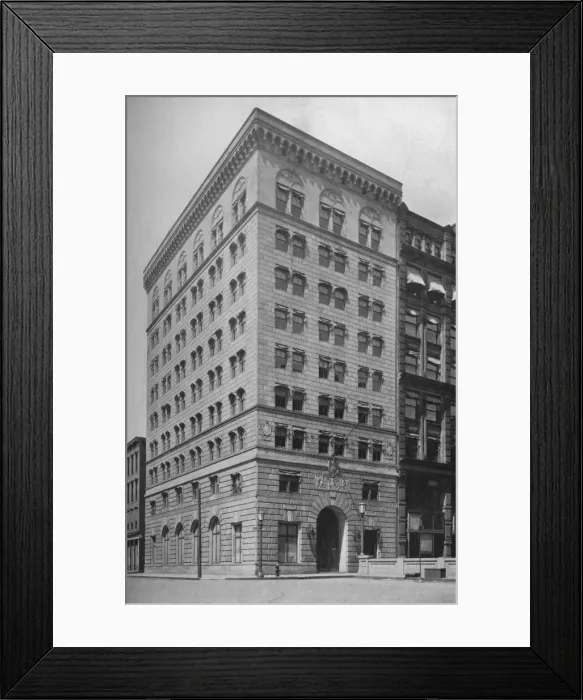 Framed Print : General exterior view, offices of the Brotherhood of Railroad Trainmen, Cleveland, Ohio, 1923 Framed Print : General exterior view, offices of the Brotherhood of Railroad Trainmen, Cleveland, Ohio, 1923