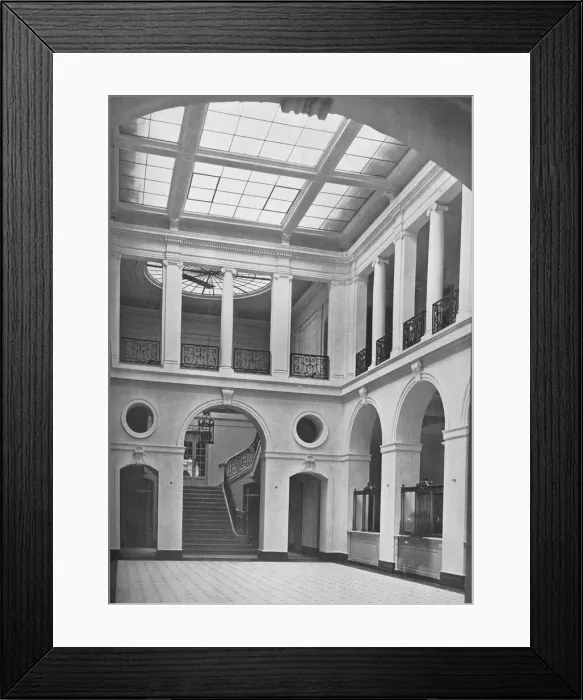 Framed Print : Interior of public space, Illinois Life Insurance Company Building, Chicago, Illinois, 1923 Framed Print : Interior of public space, Illinois Life Insurance Company Building, Chicago, Illinois, 1923