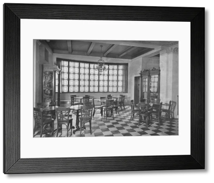 Framed Print : Alcove in the second floor tea room, Frank G Shattuck Co offices, Boston, Massacusetts, 1923 Framed Print : Alcove in the second floor tea room, Frank G Shattuck Co offices, Boston, Massacusetts, 1923