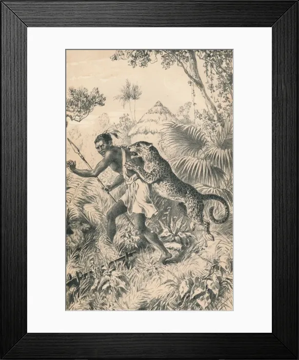 Framed Print : A Dangerous Enemy, c1880 Framed Print : A Dangerous Enemy, c1880