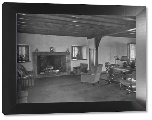 Fireplace in the dining room, Plainfield Country Club, Planfield, New Jersey, 1925