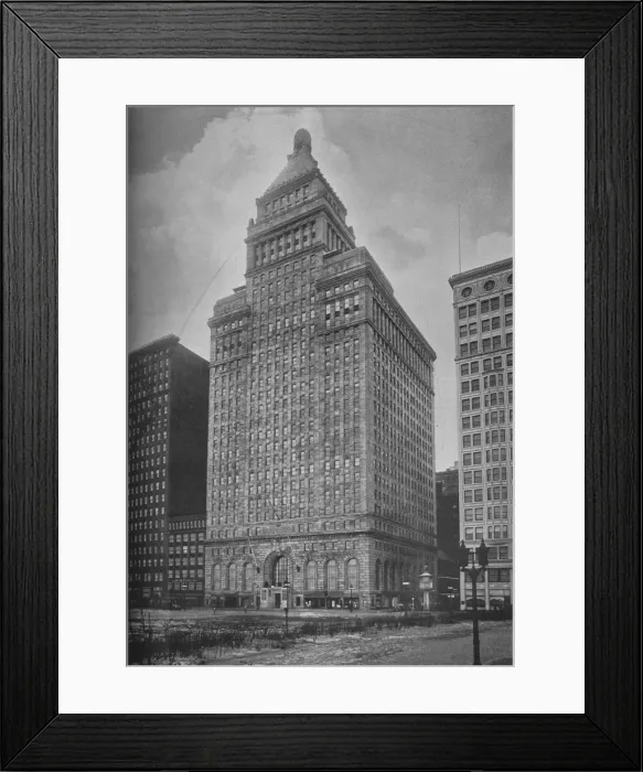 Framed Print : The Straus Building, Chicago, Illinois, 1925 Framed Print : The Straus Building, Chicago, Illinois, 1925
