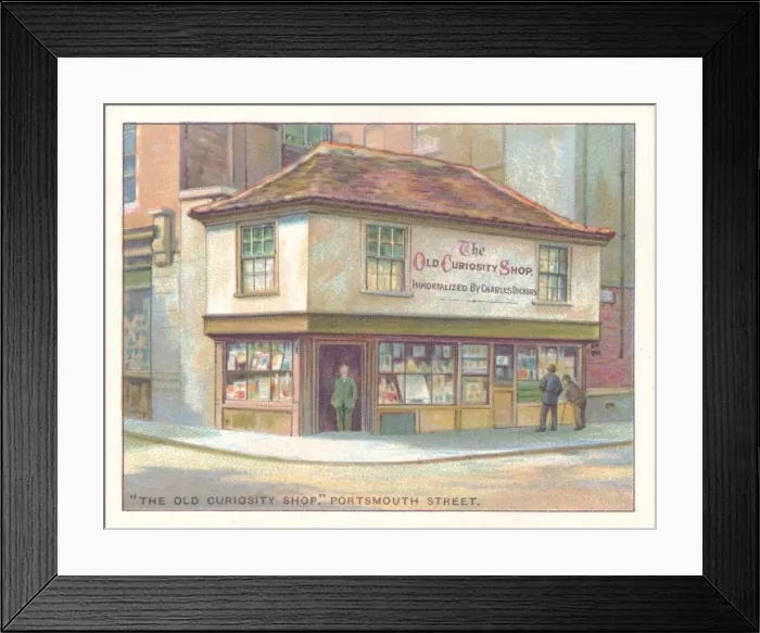 Framed Print : The Old Curiosity Shop, Portsmouth Street, 1929 Framed Print : The Old Curiosity Shop, Portsmouth Street, 1929