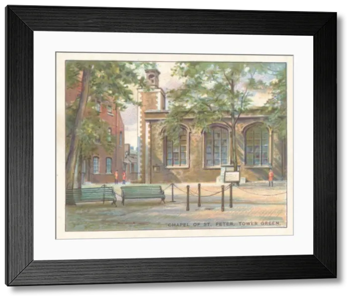 Framed Print : Chapel of St. Peter, Tower Green, 1929 Framed Print : Chapel of St. Peter, Tower Green, 1929