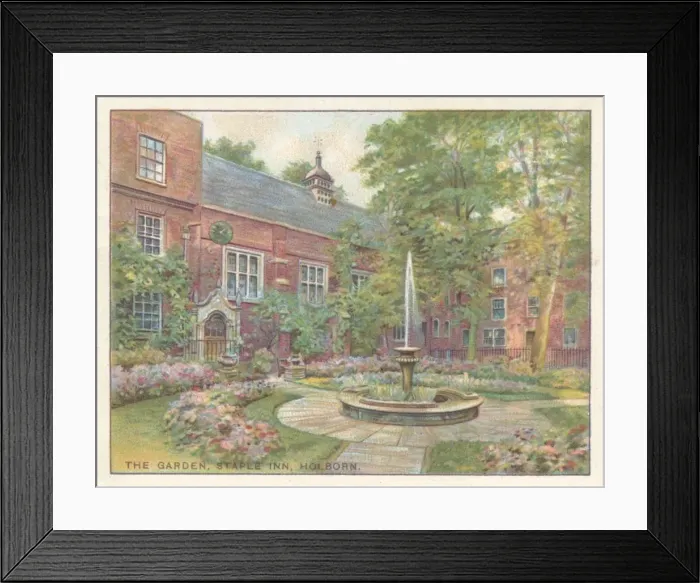Framed Print : The Garden, Staple Inn, Holborn, 1929 Framed Print : The Garden, Staple Inn, Holborn, 1929