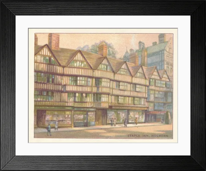 Framed Print : Staple Inn, Holborn, 1929 Framed Print : Staple Inn, Holborn, 1929