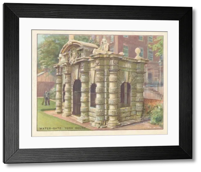 Framed Print : Water-Gate, York House, 1929 Framed Print : Water-Gate, York House, 1929
