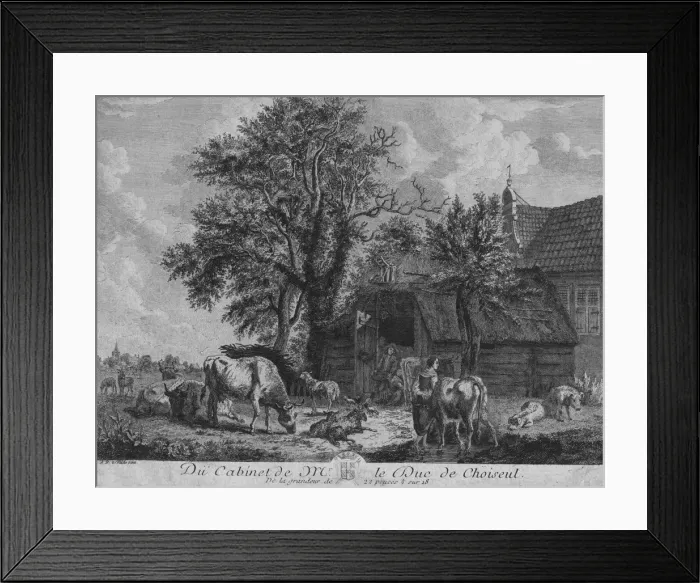 Framed Print : Du Cabinet de Mr. le Duc de Choiseul, c1771 Framed Print : Du Cabinet de Mr. le Duc de Choiseul, c1771