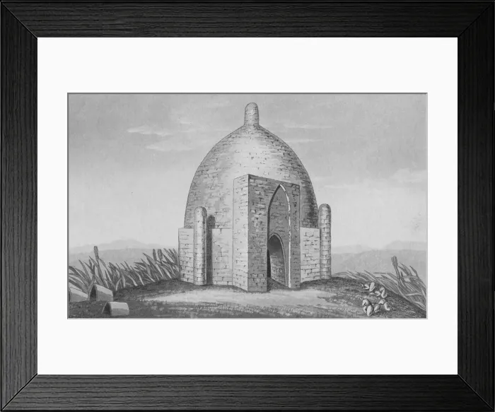 Framed Print : Sepulchral Monument of a Kirgese Chief, c19th century. Artist: William Read Framed Print : Sepulchral Monument of a Kirgese Chief, c19th century. Artist: William Read