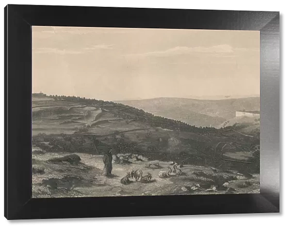 Mount of Olives & Valley of Jehoshaphat, 1871. Artist: D Mitchell