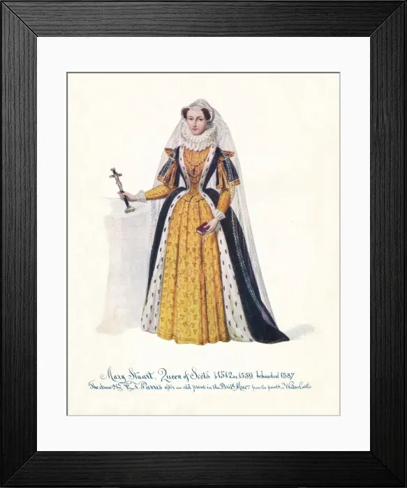 Framed Print : Mary Stuart, Queen of Scots, 1912 Framed Print : Mary Stuart, Queen of Scots, 1912