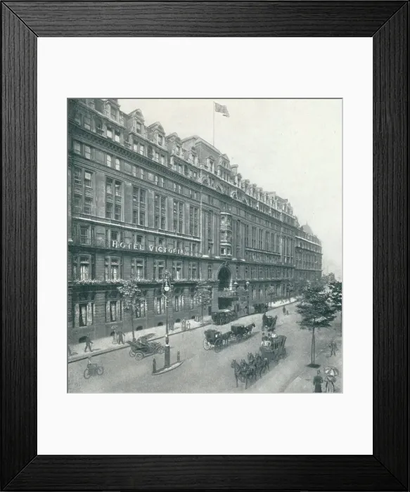 Framed Print : Hotel Victoria, 1912 Framed Print : Hotel Victoria, 1912