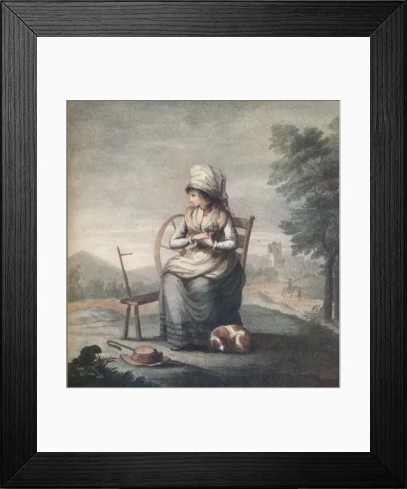 Framed Print : Blouzelind, 18th century, (1912) Framed Print : Blouzelind, 18th century, (1912)
