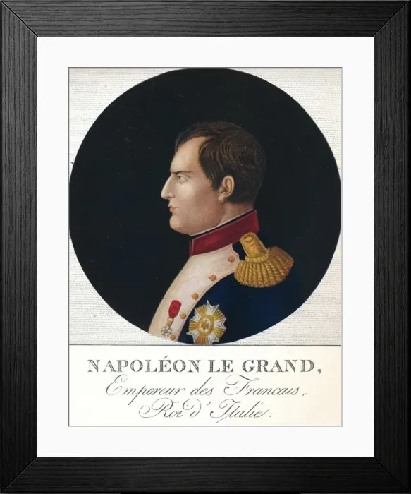 Framed Print : Napoleon Bonaparte, Emperor of the French, King of Italy, c19th century (1912) Framed Print : Napoleon Bonaparte, Emperor of the French, King of Italy, c19th century (1912)