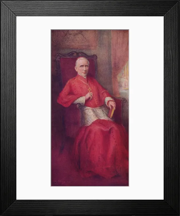 Framed Print : His Eminence Cardinal Gibbons, late 19th century, (1912). Artist: Alyn Williams Framed Print : His Eminence Cardinal Gibbons, late 19th century, (1912). Artist: Alyn Williams