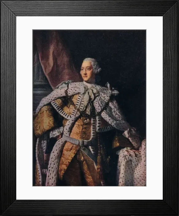 Framed Print : King George III, c1761-62, (1911). Artists: Unknown, Allan Ramsay Framed Print : King George III, c1761-62, (1911). Artists: Unknown, Allan Ramsay