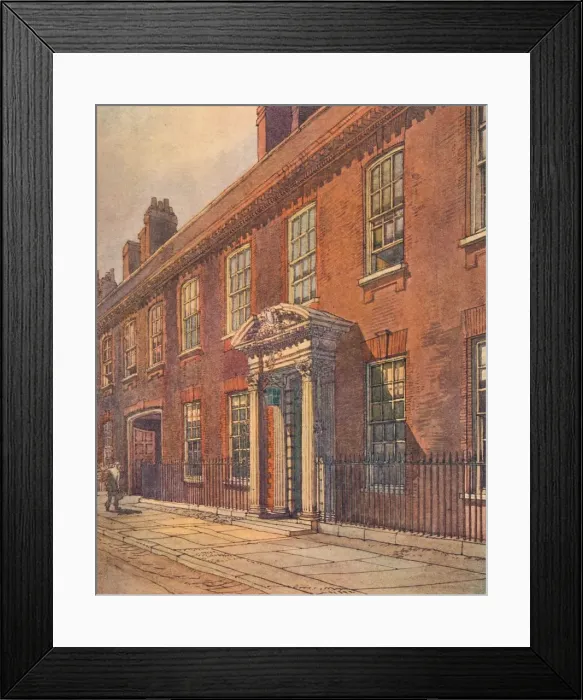 Framed Print : The Front of the Manor House, Hitchin, 1911 Framed Print : The Front of the Manor House, Hitchin, 1911