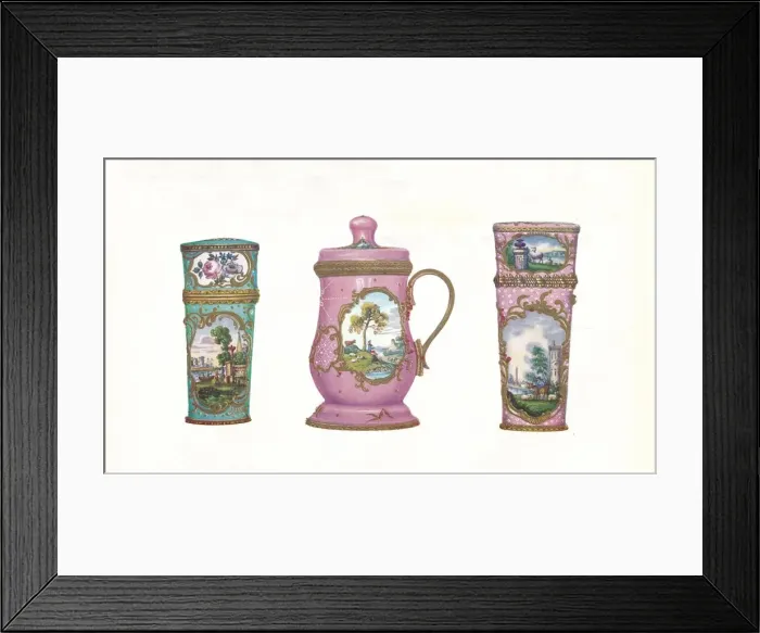Framed Print : Battersea Enamels in the James Ward Usher Collection, 1911 Framed Print : Battersea Enamels in the James Ward Usher Collection, 1911
