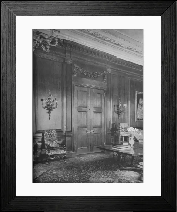 Framed Print : Detail of living room doorway, house of Henry P Davison, New York, 1922 Framed Print : Detail of living room doorway, house of Henry P Davison, New York, 1922