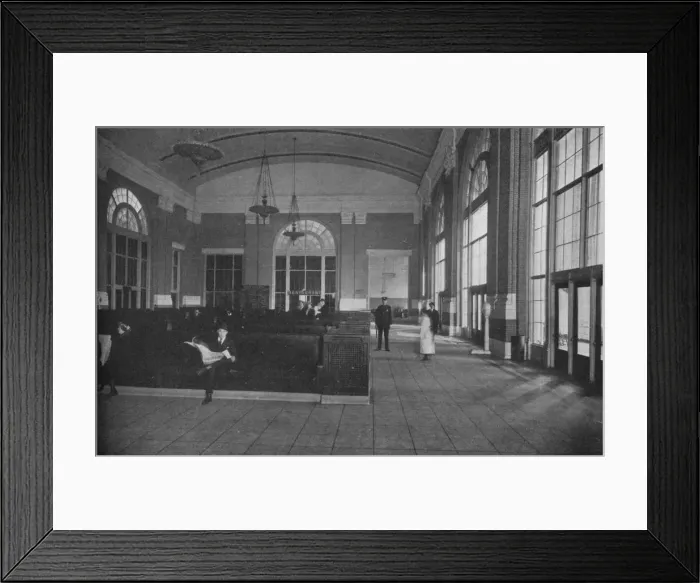 Framed Print : Main waiting room - Union Terminal Station, Dallas, Texas, 1922 Framed Print : Main waiting room - Union Terminal Station, Dallas, Texas, 1922