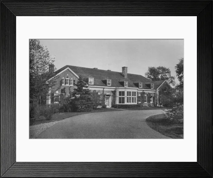 Framed Print : Dormie House, Creek Club, Locust Valley, New York, 1925 Framed Print : Dormie House, Creek Club, Locust Valley, New York, 1925