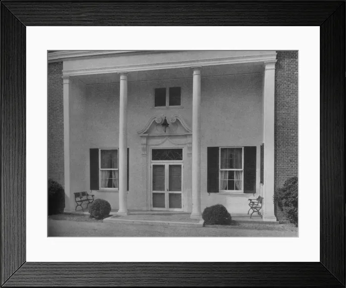 Framed Print : Entrance detail, Creek Club, Locust Valley, New York, 1925 Framed Print : Entrance detail, Creek Club, Locust Valley, New York, 1925