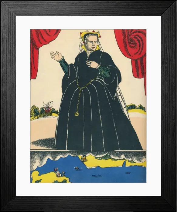 Framed Print : Mary I, Queen of England from 1553, (1932). Artist: Rosalind Thornycroft Framed Print : Mary I, Queen of England from 1553, (1932). Artist: Rosalind Thornycroft