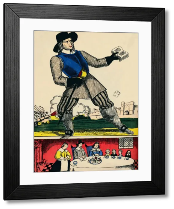 Framed Print : Oliver Cromwell, Lord Protector of Great Britain and Ireland from 1653-1658, (1932). Artist: Rosalind Thornycroft Framed Print : Oliver Cromwell, Lord Protector of Great Britain and Ireland from 1653-1658, (1932). Artist: Rosalind Thornycroft