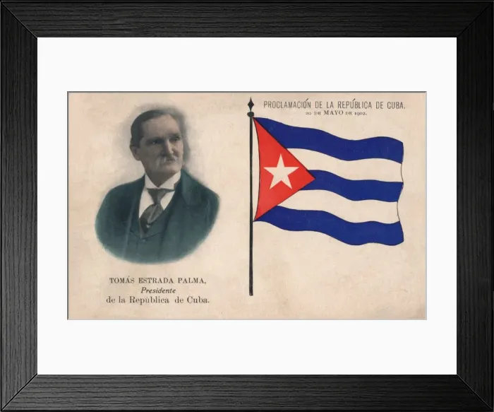 Framed Print : Tomas Estrada Palma, Presidente de la Republica de Cuba, 1902 Framed Print : Tomas Estrada Palma, Presidente de la Republica de Cuba, 1902