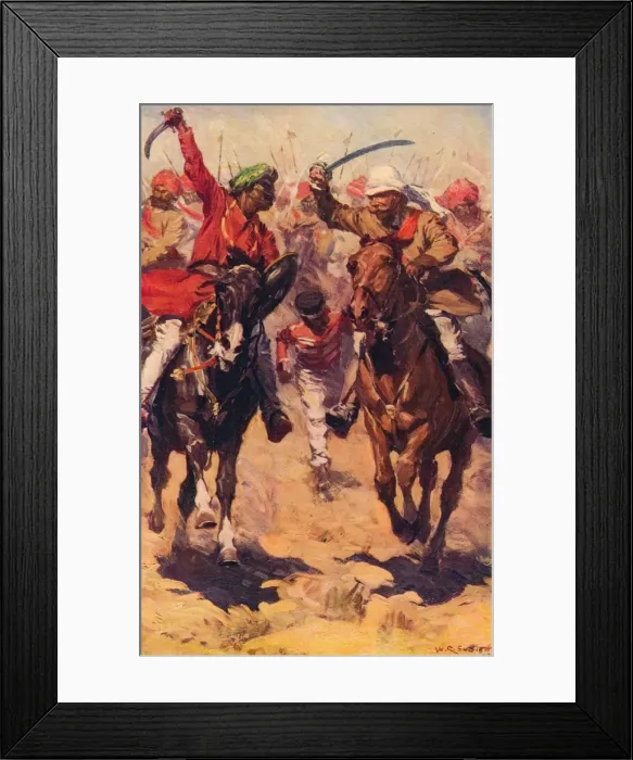 Framed Print : Hodson at Rohtak, 1857 (c1912) Framed Print : Hodson at Rohtak, 1857 (c1912)