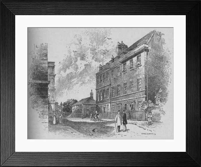 Framed Print : Office of the First Lord of the Treasury. 10, Downing Street, London, 1892. Artist: Henry Phillip Burke Downing Framed Print : Office of the First Lord of the Treasury. 10, Downing Street, London, 1892. Artist: Henry Phillip Burke Downing