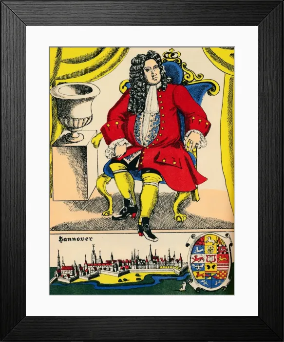 Framed Print : George I, King of Great Britain and Ireland from 1714, (1932). Artist: Rosalind Thornycroft Framed Print : George I, King of Great Britain and Ireland from 1714, (1932). Artist: Rosalind Thornycroft
